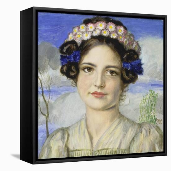 Bildnis der Tochter Mary-Franz von Stuck-Framed Premier Image Canvas