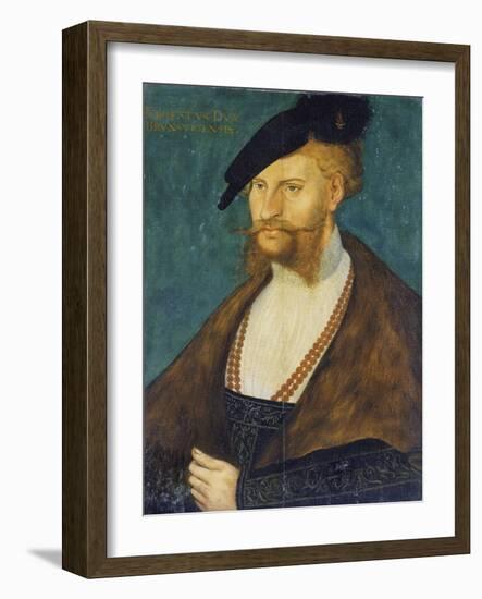 Bildnis Des Herzogs Ernst Von Braunschweig-Lucas Cranach the Elder-Framed Giclee Print