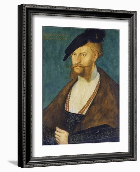 Bildnis Des Herzogs Ernst Von Braunschweig-Lucas Cranach the Elder-Framed Giclee Print