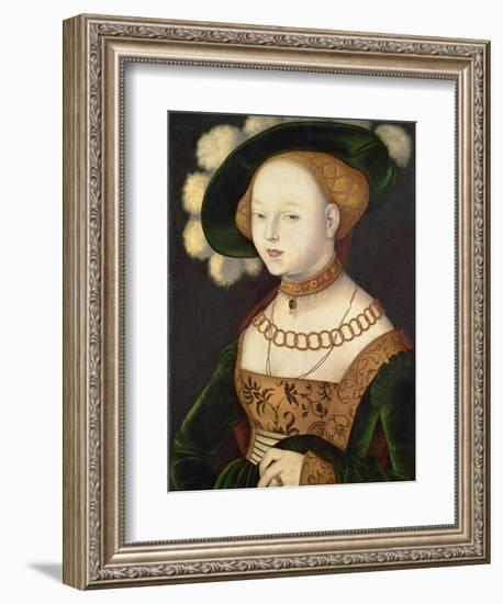 Bildnis einer Dame. 1530 (?)-Hans Baldung Grien-Framed Giclee Print