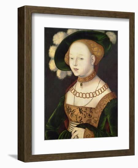 Bildnis einer Dame. 1530 (?)-Hans Baldung Grien-Framed Giclee Print