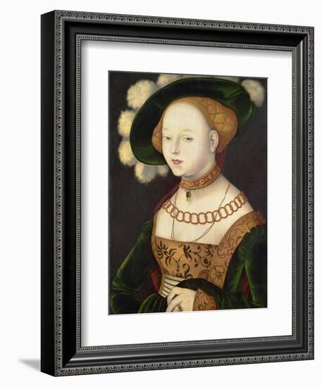 Bildnis einer Dame. 1530 (?)-Hans Baldung Grien-Framed Giclee Print