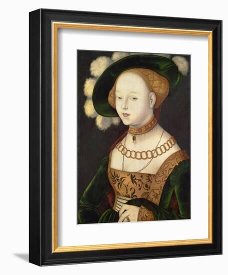 Bildnis einer Dame. 1530 (?)-Hans Baldung Grien-Framed Giclee Print