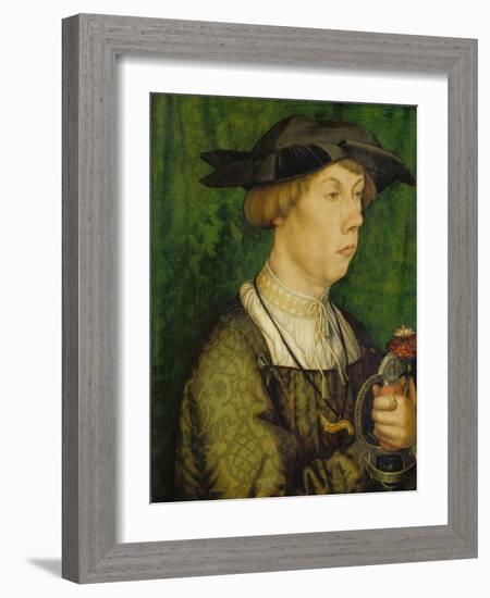 Bildnis Eines Herrn Weiss Aus Augsburg, 1515-Hans Holbein the Younger-Framed Giclee Print