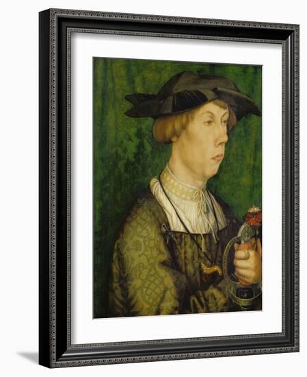 Bildnis Eines Herrn Weiss Aus Augsburg, 1515-Hans Holbein the Younger-Framed Giclee Print