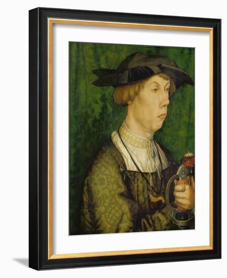 Bildnis Eines Herrn Weiss Aus Augsburg, 1515-Hans Holbein the Younger-Framed Giclee Print