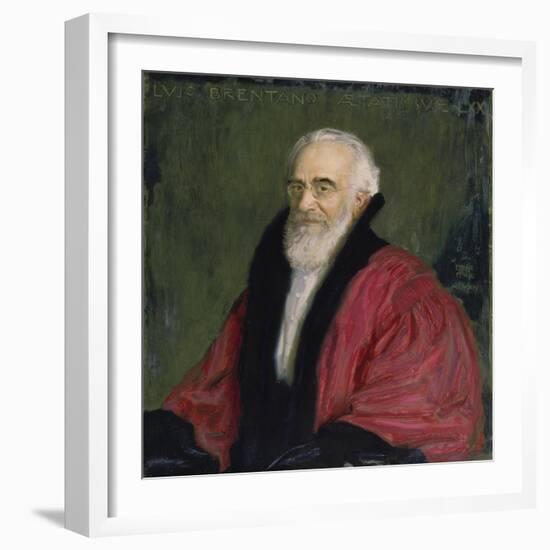 Bildnis Lujo Brentano. 1915-Franz von Stuck-Framed Giclee Print