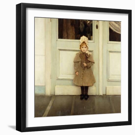 Bildnis von Jeanne Kéfer. 1885-Fernand Khnopff-Framed Giclee Print