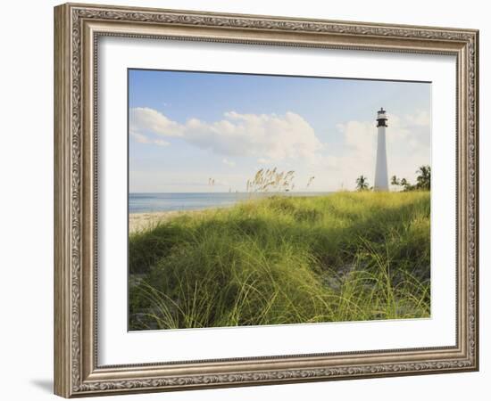 Bill Baggs Cape Florida Lighthouse, Bill Baggs Cape Florida State Park, Key Biscayne, Florida-Maresa Pryor-Framed Photographic Print