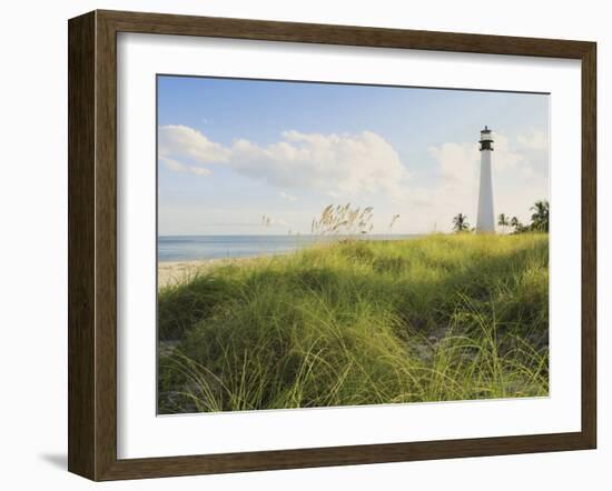 Bill Baggs Cape Florida Lighthouse, Bill Baggs Cape Florida State Park, Key Biscayne, Florida-Maresa Pryor-Framed Photographic Print