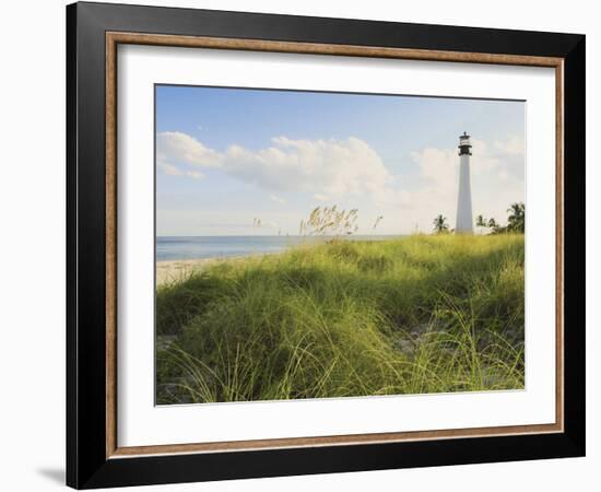 Bill Baggs Cape Florida Lighthouse, Bill Baggs Cape Florida State Park, Key Biscayne, Florida-Maresa Pryor-Framed Photographic Print