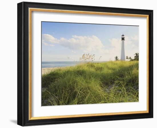 Bill Baggs Cape Florida Lighthouse, Bill Baggs Cape Florida State Park, Key Biscayne, Florida-Maresa Pryor-Framed Photographic Print