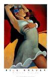 Scarlet Dancer-Bill Brauer-Art Print