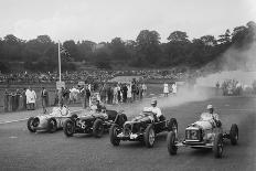 MG PA and MG J type competing in the MG Car Club Rushmere Hillclimb, Shropshire, 1935-Bill Brunell-Photographic Print