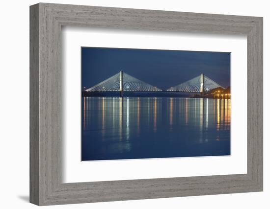 Bill Emerson Memorial Bridge, Cape Girardeau, Missouri, Mississippi River-Gayle Harper-Framed Photographic Print