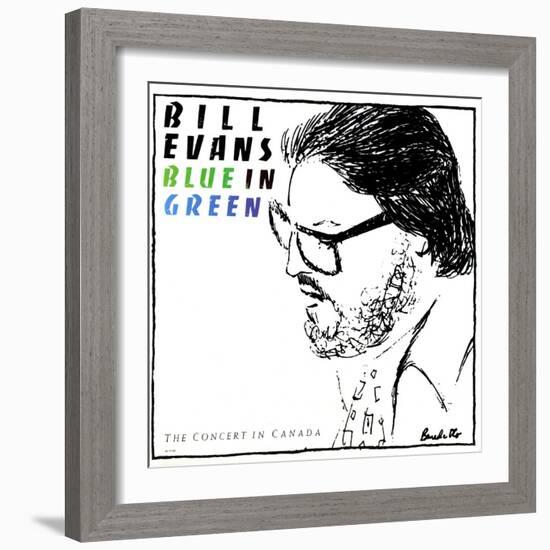 Bill Evans - Blue in Green-null-Framed Art Print