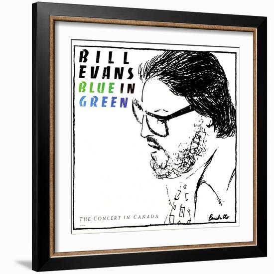 Bill Evans - Blue in Green-null-Framed Art Print