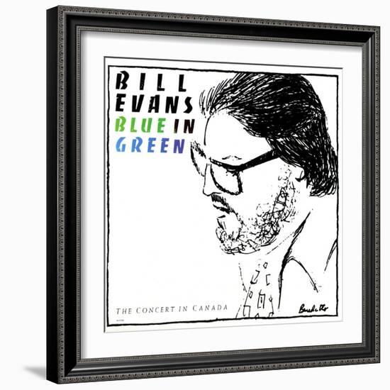 Bill Evans - Blue in Green-null-Framed Art Print