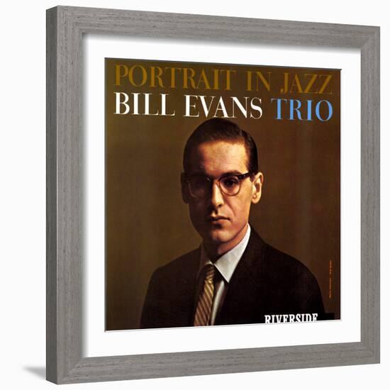 Bill Evans Trio - Portrait in Jazz-Paul Bacon-Framed Art Print