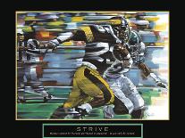 Strive - Football-Bill Hall-Art Print