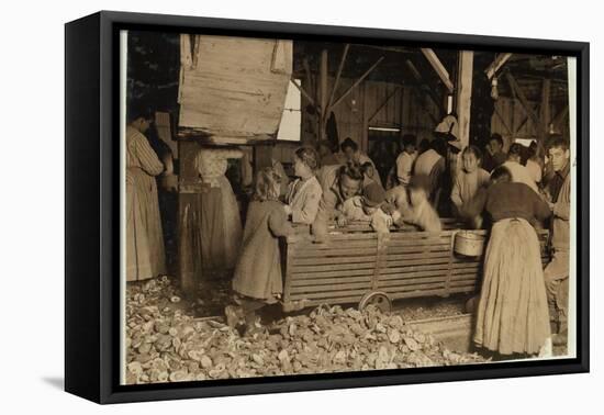 Bill May-Lewis Wickes Hine-Framed Premier Image Canvas