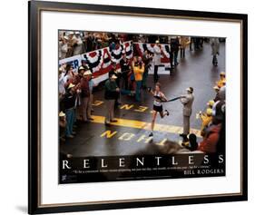 Bill Rodgers: Relentless-Dick Raphael-Framed Art Print
