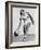 Bill Russell in His Boston Celtics Uniform in 1958-null-Framed Photo