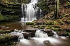 Waterfall, Hardcastle Crags, Calderdale, Yorkshire, England, United Kingdom, Europe-Bill Ward-Photographic Print