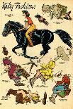 Archie Comics Retro: Katy Keene Cowgirl Pin-Up with K.O. Kelly (Aged)-Bill Woggon-Framed Art Print