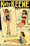 Archie Comics Retro: Katy Keene Cowgirl Fashions (Aged)-Bill Woggon-Framed Stretched Canvas