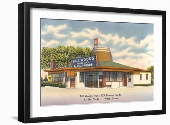 Bill Woods XXX Famous Foods, Waco-null-Framed Art Print