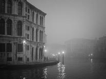 Italy, Venice. Building with Grand Canal on Foggy Morning-Bill Young-Photographic Print