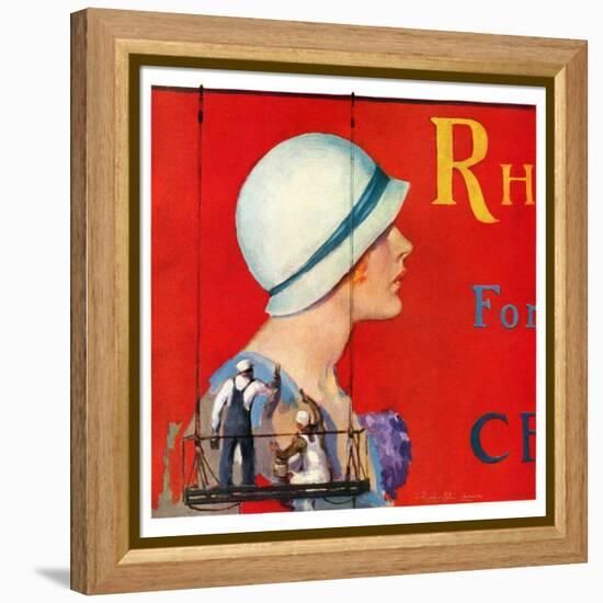 "Billboard Painters,"July 9, 1932-Penrhyn Stanlaws-Framed Premier Image Canvas