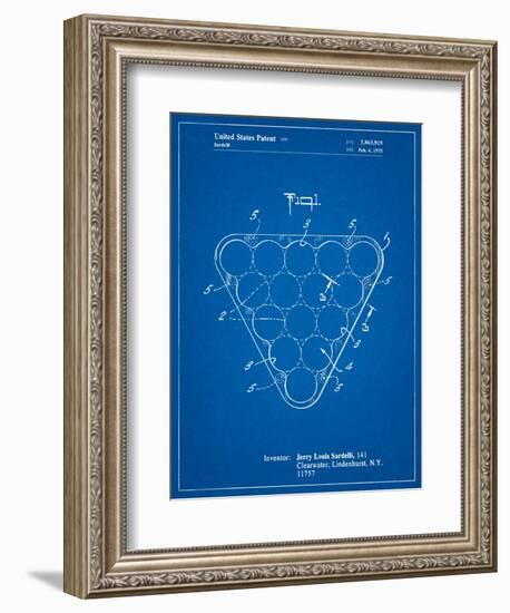 Billiard Ball Rack Patent-Cole Borders-Framed Premium Giclee Print