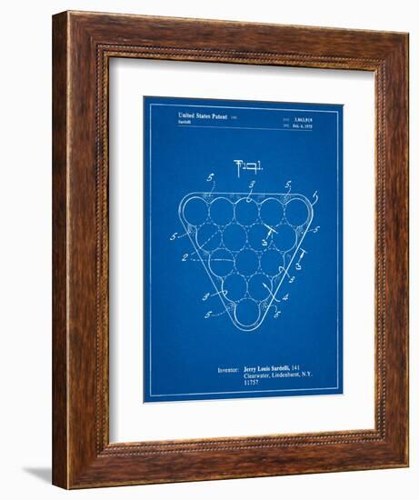 Billiard Ball Rack Patent-Cole Borders-Framed Premium Giclee Print