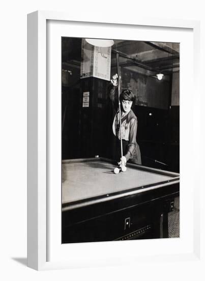 Billiard Champion, 1917-null-Framed Giclee Print