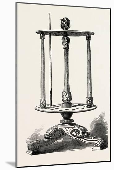 Billiard Cue-Rack-null-Mounted Giclee Print