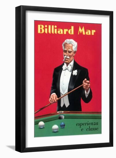 Billiard Mar - Esperienza E Classe-null-Framed Art Print