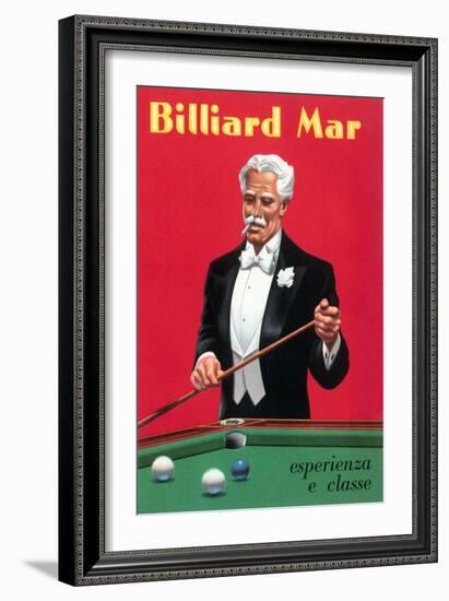 Billiard Mar - Esperienza E Classe-null-Framed Art Print