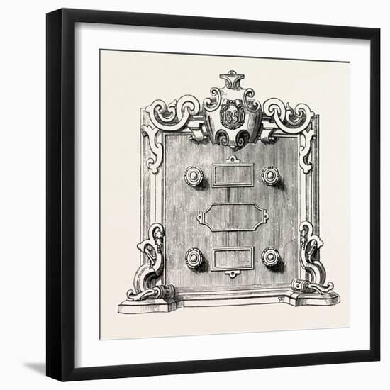 Billiard Marking Board-null-Framed Giclee Print