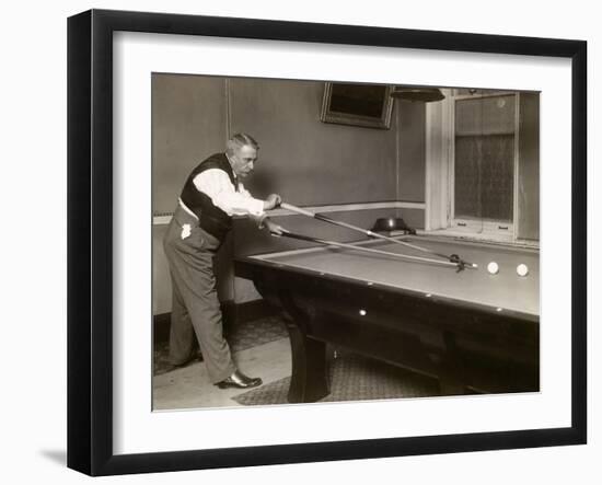 Billiard Player, c1907-null-Framed Giclee Print