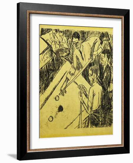 Billiard Player-Ernst Ludwig Kirchner-Framed Giclee Print