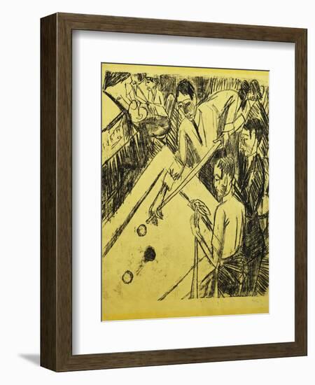 Billiard Player-Ernst Ludwig Kirchner-Framed Giclee Print