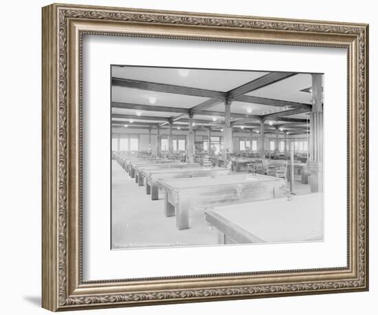 Billiard Room, Green Park, Circa 1918-Marvin Boland-Framed Giclee Print