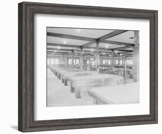 Billiard Room, Green Park, Circa 1918-Marvin Boland-Framed Giclee Print