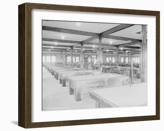 Billiard Room, Green Park, Circa 1918-Marvin Boland-Framed Giclee Print