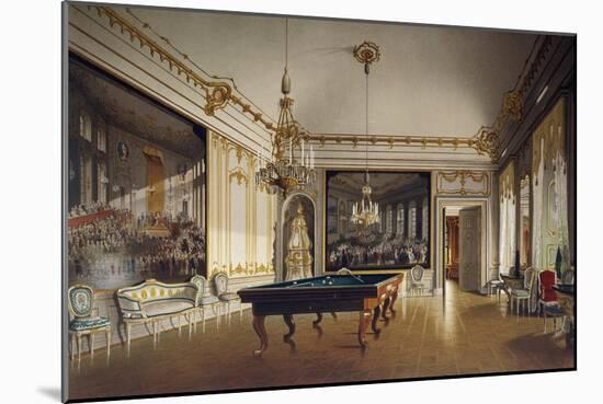 Billiard Room in the Imperial Apartments-null-Mounted Giclee Print