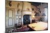 Billiard Room with Hunting Trophy, Chateau of Fayrac, Castelnaud-La-Chapelle, Aquitaine, France-null-Mounted Photographic Print