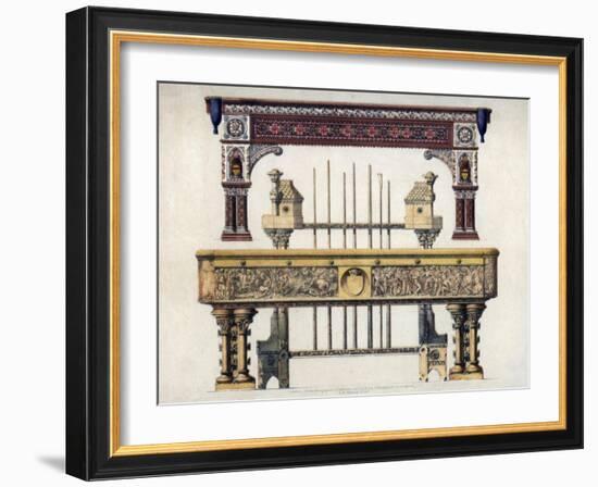 Billiard Tables, 19th Century-John Burley Waring-Framed Giclee Print