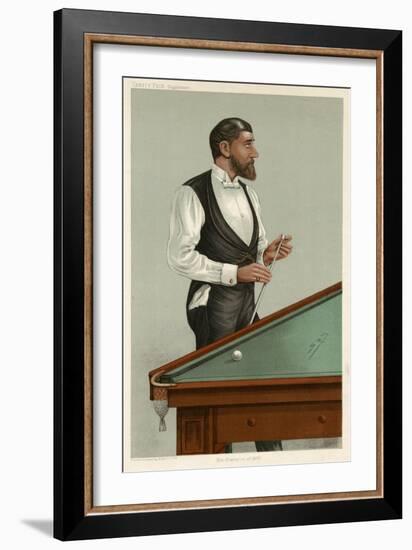 Billiards Champion, 1885-Leslie Ward-Framed Art Print